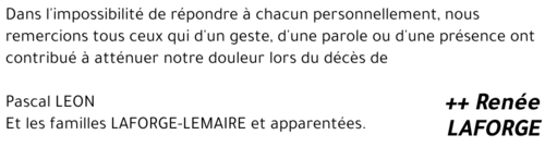 Renée LAFORGE