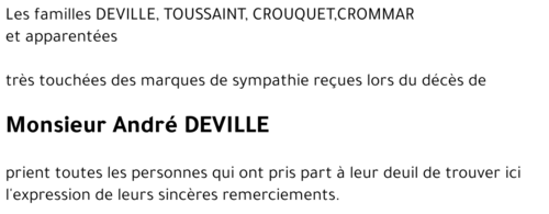 André DEVILLE
