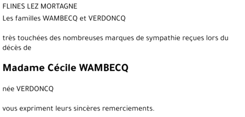 Cécile WAMBECQ