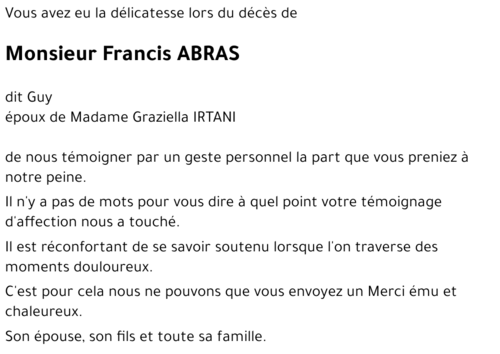 Francis ABRAS