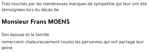 Frans MOENS