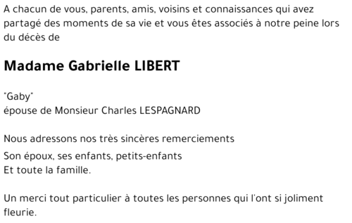 Gabrielle LIBERT