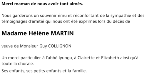 Hélène MARTIN