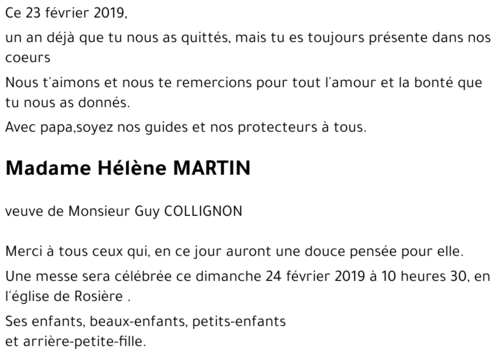 Hélène MARTIN