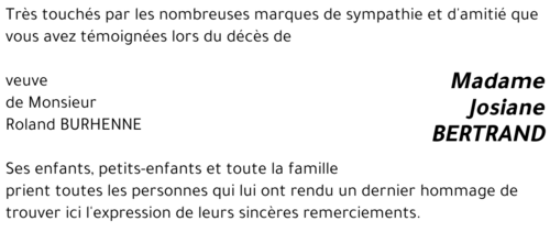 Josiane BERTRAND