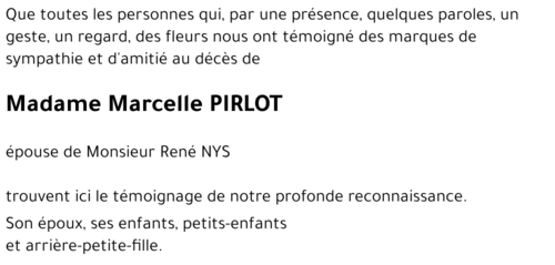 Marcelle PIRLOT