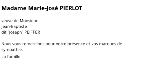 Marie-José PIERLOT
