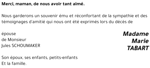 Marie TABART