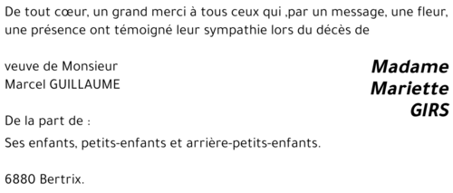 Mariette GIRS