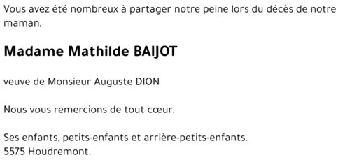 Mathilde BAIJOT