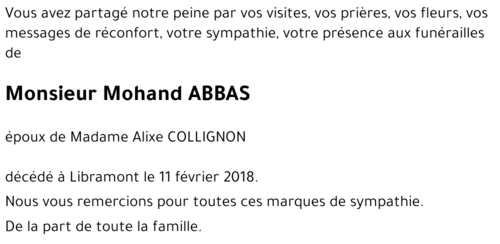 Mohand ABBAS