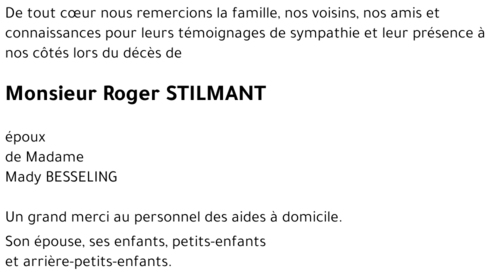 Roger STILMANT