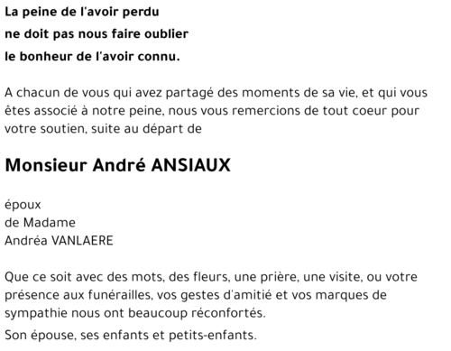 André ANSIAUX