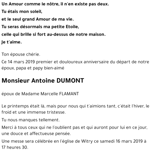 Antoine DUMONT