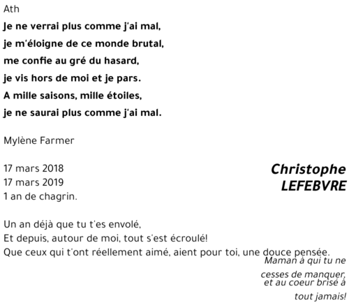 Christophe Lefèbvre