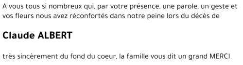 Claude ALBERT