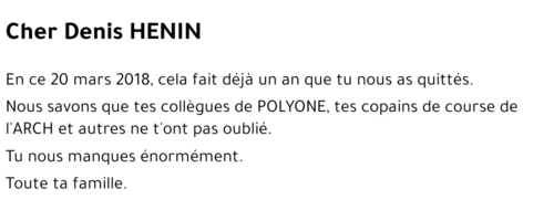 Denis HENIN