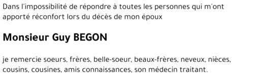 Guy BEGON