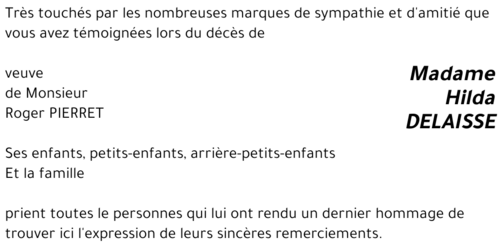 Hilda DELAISSE