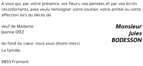 Jules BODESSON