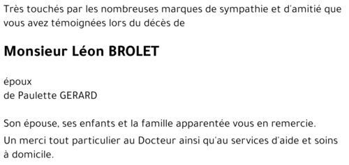 Léon BROLET