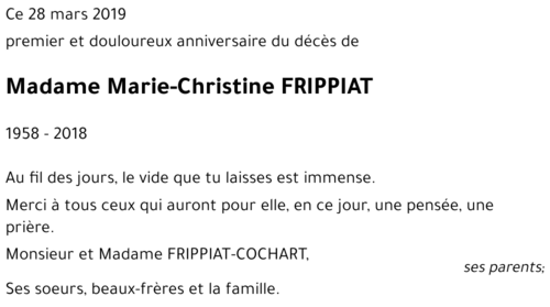Marie-Christine FRIPPIAT