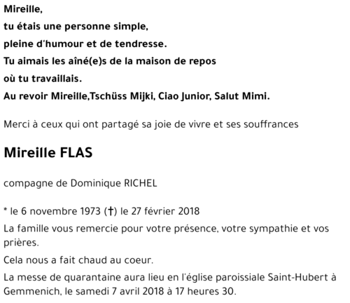 Mireille FLAS