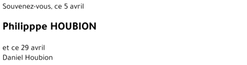 Philipppe HOUBION