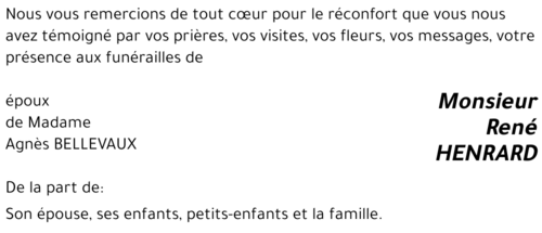 René HENRARD