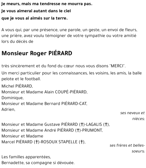 Roger PIÉRARD