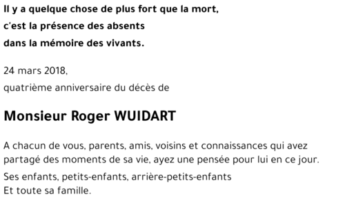 Roger WUIDART