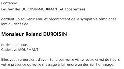 Roland DUROISIN