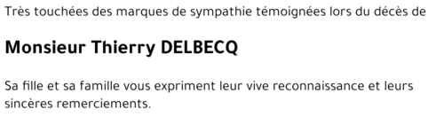 Thierry DELBECQ