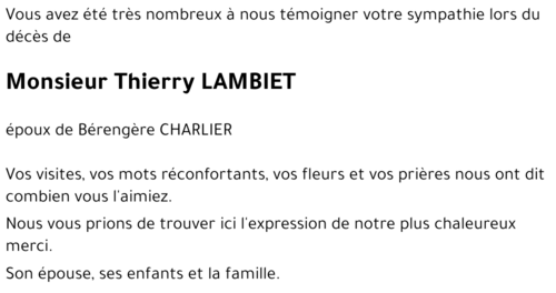 Thierry LAMBIET