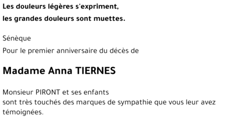 Anna TIERNES