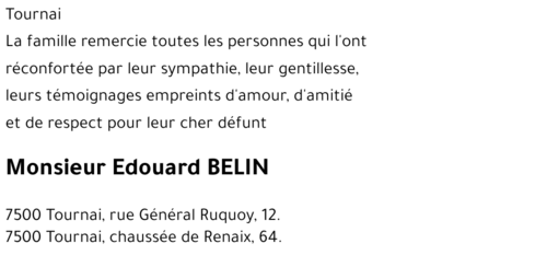 Edouard BELIN