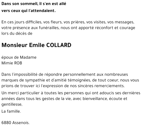 Emile COLLARD