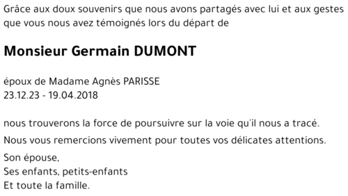 Germain DUMONT