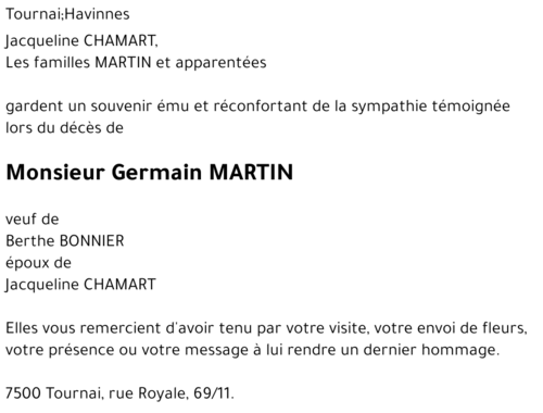 Germain MARTIN