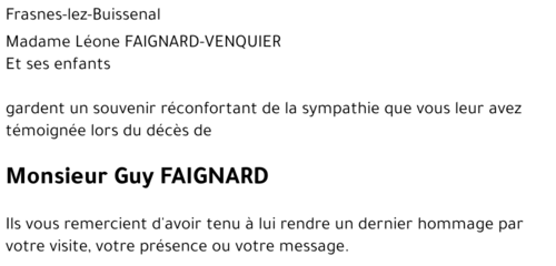 Guy FAIGNARD