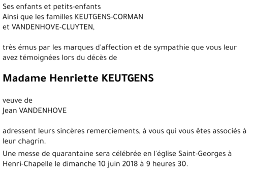 Henriette KEUTGENS