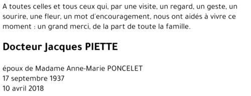 Jacques PIETTE