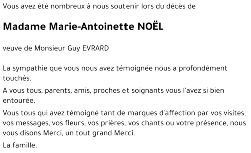 Marie-Antoinette NOËL