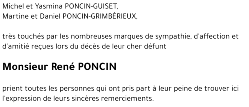 René PONCIN