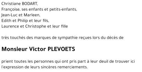 Victor PLEVOETS