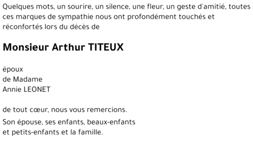 Arthur TITEUX