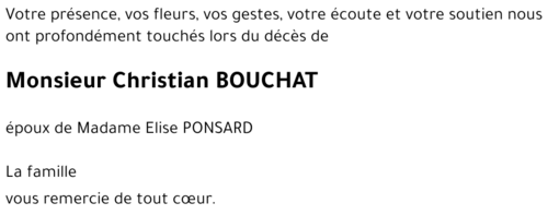 Christian BOUCHAT