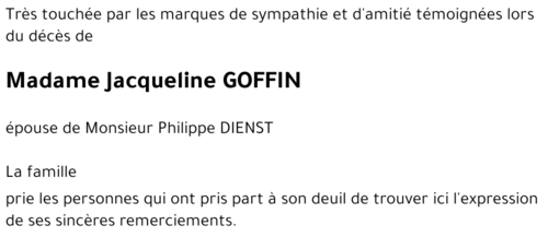 Jacqueline GOFFIN