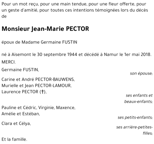 Jean-Marie PECTOR