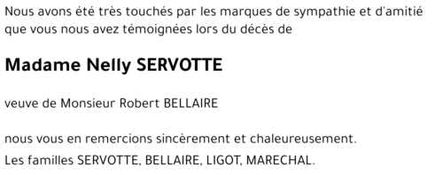 Nelly SERVOTTE
